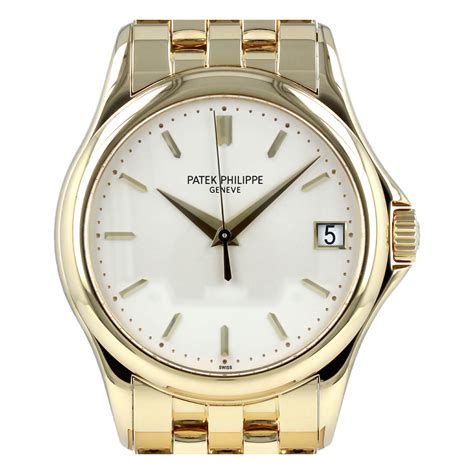 yellow gold patek philippe|patek philippe calatrava.